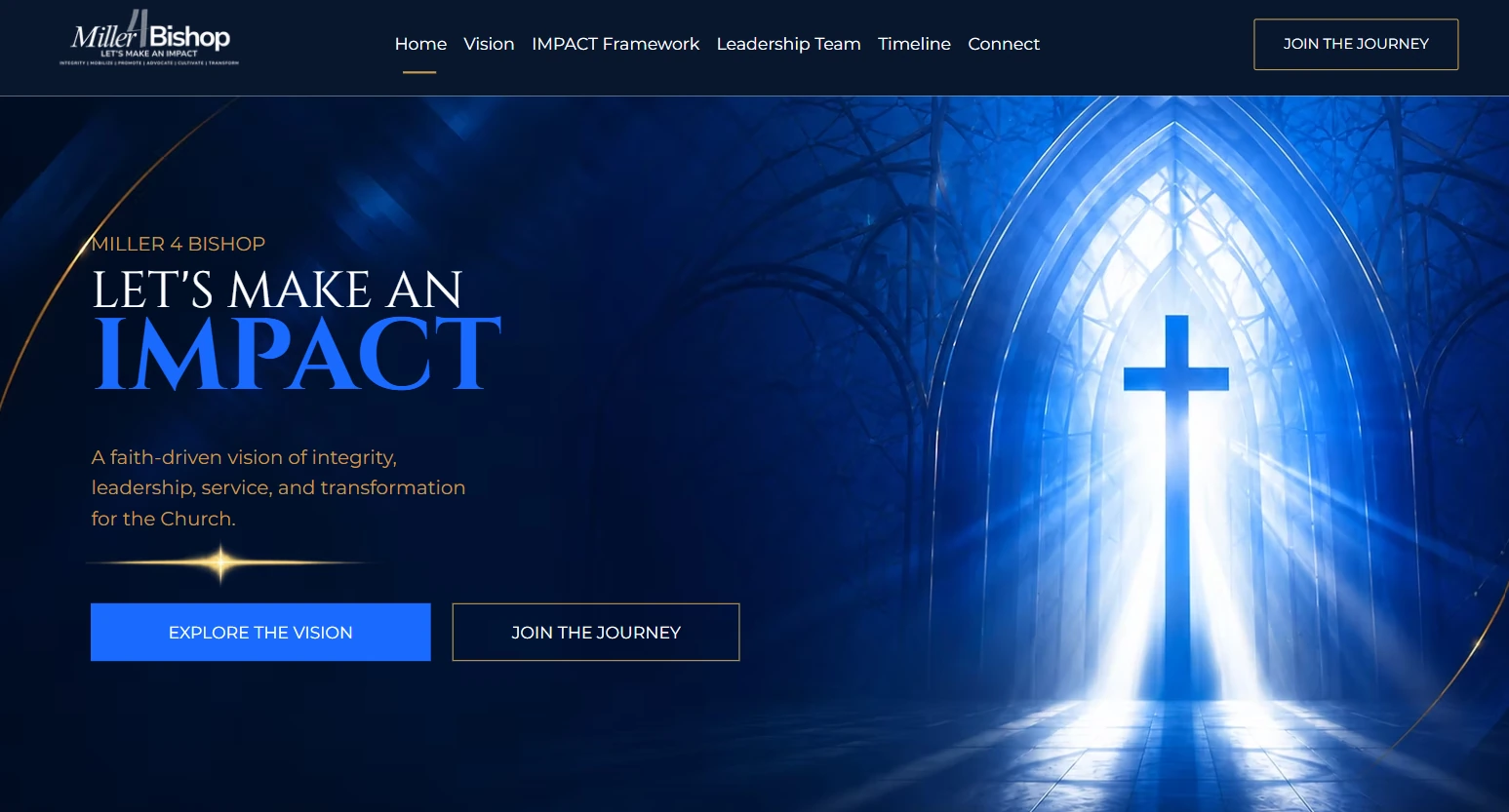 Miller 4 Bishop leadership campaign website